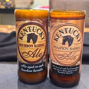 Set of 2 Brandles  soy wax 1 wick candles.